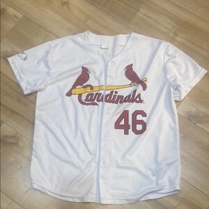 Kids White Cardinals Jersey